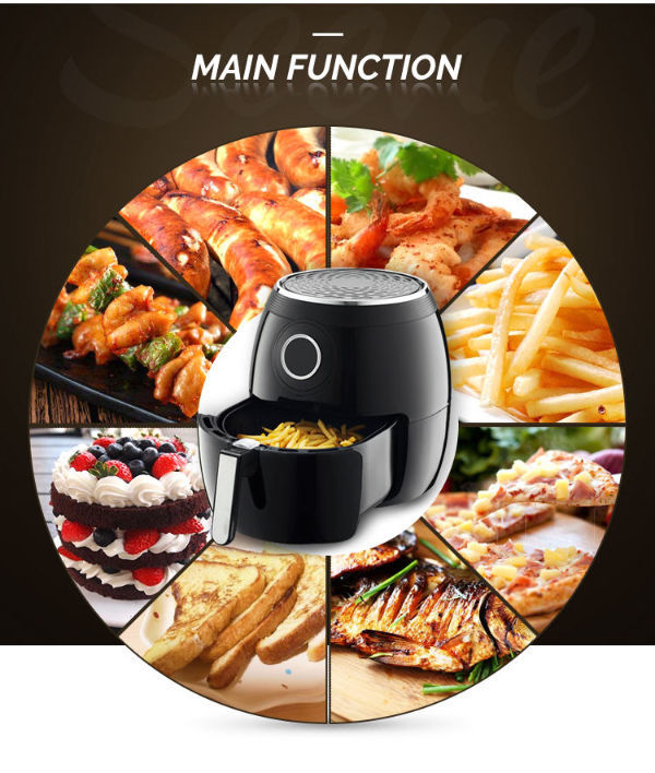 Hot Sale Wholesale Kitchen Household Air Deep Fryers Home Healthy 2L 2.5L  4.5L 5L Electric Air Fryer Without Oil - China Air Fryer and Best Air Fryer  price