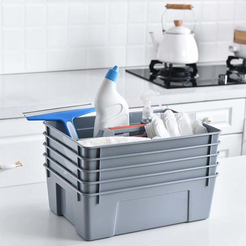 Plastic Household Janitor Clean Toolbox Plastic Cleaning Caddy with Handle  - China Clean Caddy and Tool Caddy price