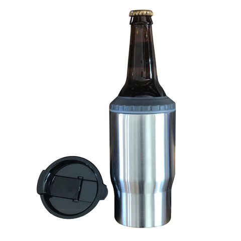  STUBiBudi Beer Can Coozie 12 oz Beer Bottle Insulator Beer  Bottle Opener, 3 in 1 Universal Can Cooler 4 in 1 Insulated Can Coozie  Bottles & Can Holder Beer Gifts Men