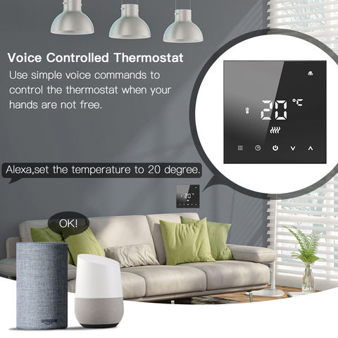 Alexa WiFi Thermostat for Boiler Floor Heating Smart Temperature Control  220V Warm Zigbee Digital Termostato - China WiFi Thermostat, Room  Thermostat