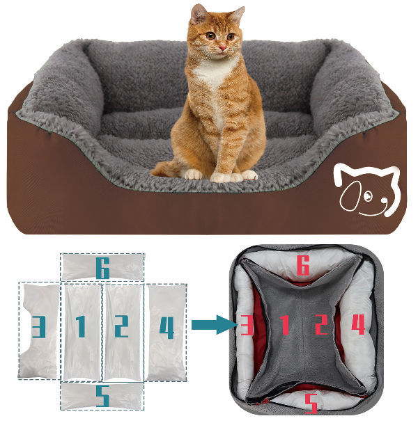 Custom Washable Best Removable Nonslip Pet Bed Manufacturer Indoor Cat