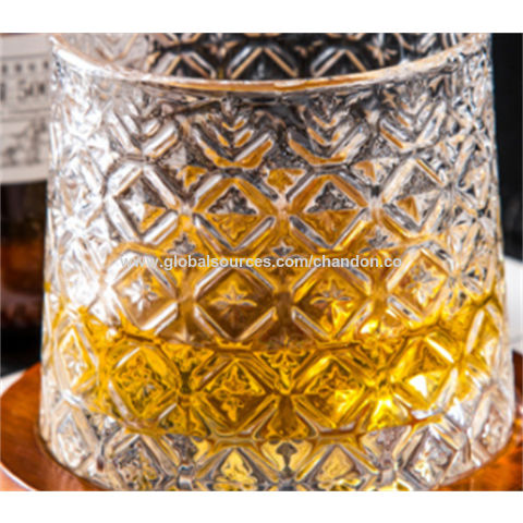 Luxury Colorful Glass Cups, Geometric Whiskey Glass