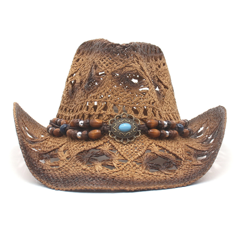 Sombrero occidental negro para hombre. Sombrero Texana Vaquera