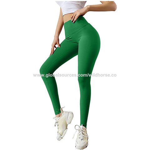 Wholesale Women's High Waist Leggings, Hip Sports Pants - China