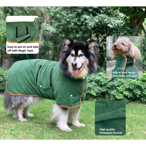 Ultra Absorbent Sponge Towel for Pets - Bath Towels - Green – TrulyPet