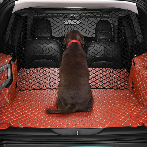 Pour Animal de compagnie Chien Beige Car Seat Barrière de sécurité Clôture  Deluxe Voyage Pet animaux de Rangée de la arrière Isolation de Protection