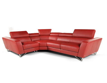 Sofa Set 3 Seats Leather, Red Leather Corner Sofa