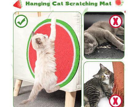 hanging cat scratch pad