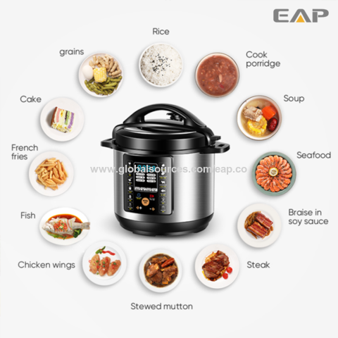 Wholesale 2.5L Plastic Housing Electric High Mini Pressure Cooker