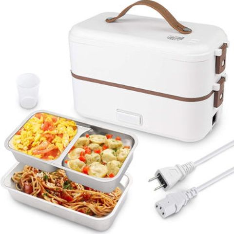 Buy Wholesale China Lunch Box Stove 12 V Portable Car Hot Food Warmer  Heated Electric Oven Camping & Lunch Box at USD 14.85