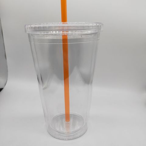 Glass with Straw Cups for sale