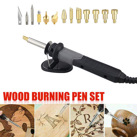 Buy Wholesale China 12 In 1 Pyrography Kit Wood Burning Pen Tool For Diy  Hobby Engraving & Wood Burning Pen at USD 5.49