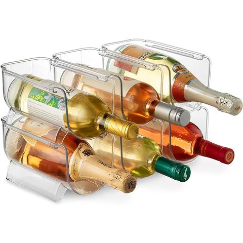Buy Wholesale China Ideal Storage Stackable Plastic Wine Rack Water Bottle  Organizer & Stackable Wine And Bottle Organizer at USD 1.2