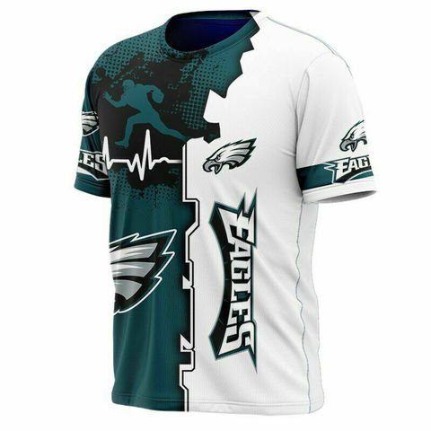 Philadelphia Eagles NFL Mens Short Sleeve Soccer Style Jersey