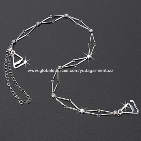 Buy Wholesale China Fashion Women Accessories Adjustable Crystal Rhinestone  Chain Shoulder Sexy Bra Straps & Bra Straps at USD 1.45