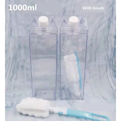 Bouteille d'Eau Transparente en Plastique de 500ml, Sans BPA
