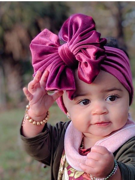 Baby Bow Headband Newborn Hair Accessory Kids Hair Band Bow Elastic Stretchy