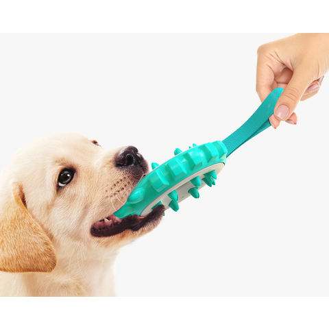 Interactive Dog Toys, Durable Natural Rubber Dog Toys For Aggressive  Chewers,puppy Toothbrush Clean Teeth Interactive Toys, Fun To Fetch And  Chase, I