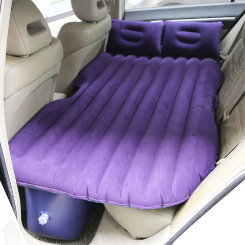 Inflatable Flocking Car Seat Cushion with Back Support - China