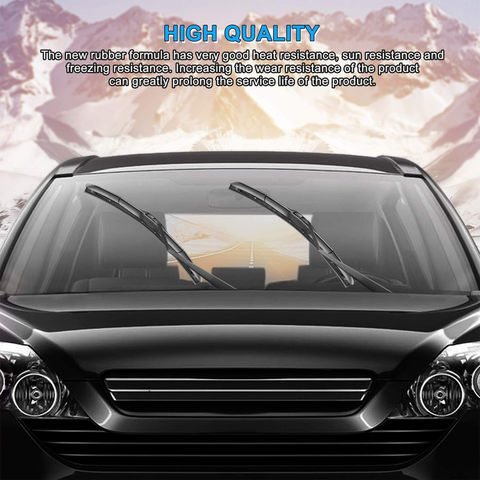 Buy Wholesale China Full Size Windshield Wiper Universal Wiper Blades Front  Window Wiper With Frame & Tire Wheel Cover at USD 0.88