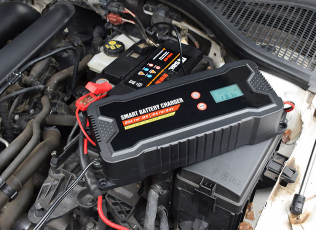 Intelligent 12V 24V Switchable Vehicles Lead Acid Battery Charger GEL UPS WET 