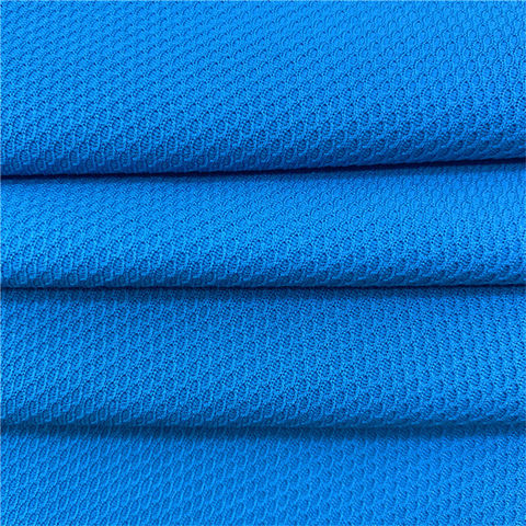 China High quality recycled polyester knit pique mesh fabric for