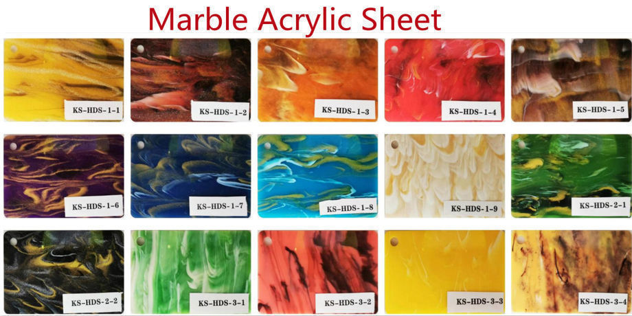 KINGSIGN® Marble Acrylic Sheet Custom Cut Advertising Acrylic Sheet For Furniture Decoration supplier