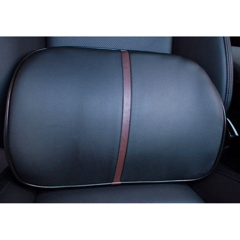 1 Pair Luxury Car Headrest Pillow Unisex Breathable Auto Neck Rest