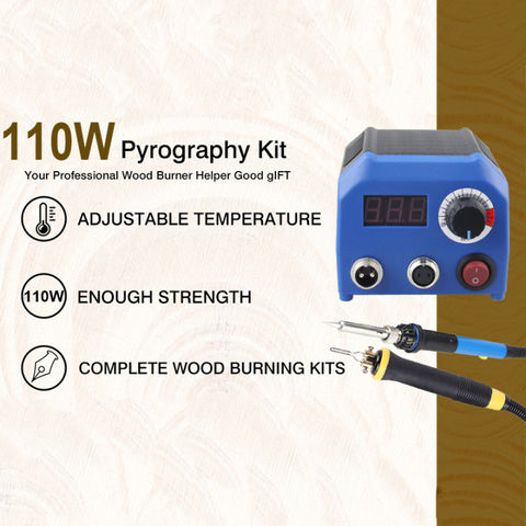 Buy Wholesale China Display Double Use Wood Burning Kit Tool Soldering Iron  Pen Pyrography Machine With 15pcs Tips & Wood Burning Kit at USD 36.7