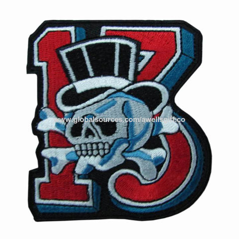 Buy Wholesale China Bulk Wholesale 3d Custom Embroidered Embroidery Patches  Sew Iron On For Clothing & Patches For Clothing at USD 0.6
