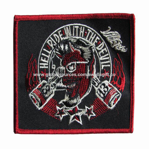 Buy Wholesale China Bulk Wholesale 3d Custom Embroidered Embroidery Patches  Sew Iron On For Clothing & Patches For Clothing at USD 0.6
