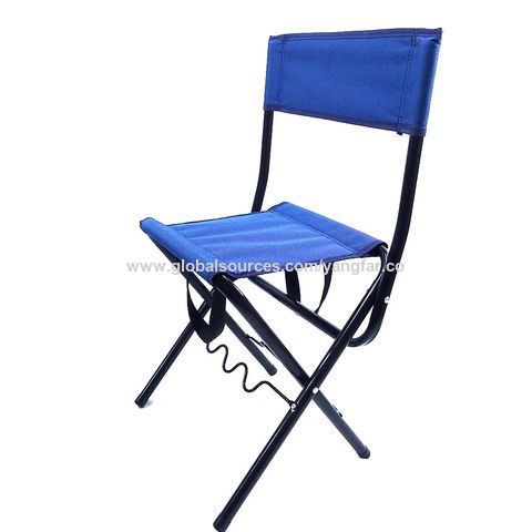 Heavy Duty Fishing Chairs Folding with Rod Holder, Adjustable