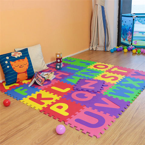 Waterproof Easy to Clean EVA Foam Mat Floor Mat Alphabets Puzzle