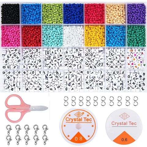 Amazon.com: Suziko Bracelet Making Kit, 7400 Pcs Clay Beads Flat Round Clay  Beads for Jewelry Making Crafts Gift for Girls Ages 3-12(2 Box) : Arts,  Crafts & Sewing
