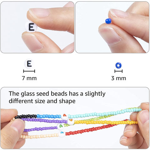 Buy Wholesale China 5060pcs Bracelet Beads Glass Seed Beads 3mm Small Letter  Bead Kits For Jewelry Making Diy Craft & Seed Beads at USD 4.2