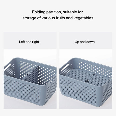 1pc Plastic Refrigerator Storage Box With Lid, Multipurpose Large Capacity  Container For Vegetables, Fruits, Eggs And Other Foods, Suitable For  Kitchen