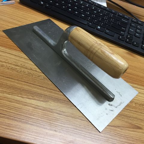 China Manufactory Hand Tool Plaster Finishing Trowel Plastering Trowel with  TPR Handle - China Hand Tool, Steel Trowel