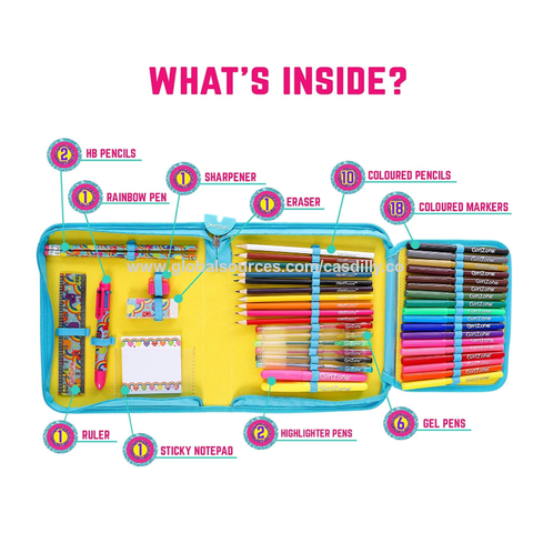 150Pcs Art Set Portable Drawing Painting Art Supplies Gifts Kids Teens  Adults Coloring Art Crayons Colored Pencils Kits - AliExpress