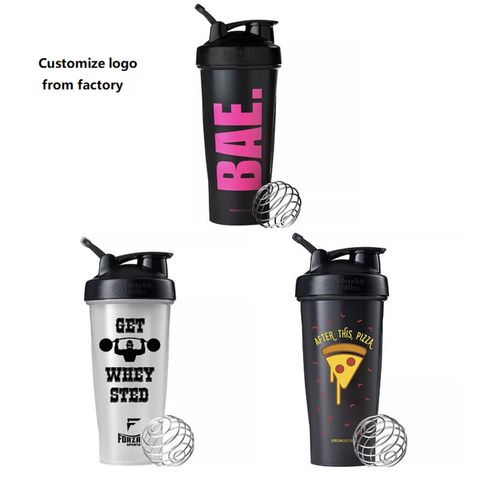 Buy Wholesale China 600ml Plastic Shaker Cup Protein Powder Milkshake Cup  Portable Fitness Sports Water Cup Customize & Shaker Bottle at USD 1.28