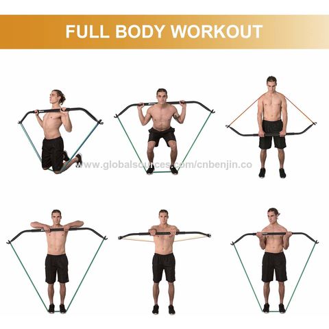 Shop for Stretch Bow Resistance Bands and Bar System Portable Home