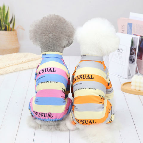 24 Pieces Printed Puppy Shirts Colorful Summer Sweatshirt Cotton Soft  Breathable Pet T-Shirt Pullover Clothes for Small to Medium Dogs Puppy Cats  (L) : : Pet Supplies