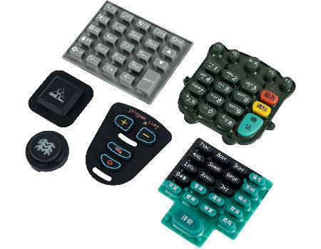 China Factory Molded Silicone Button Silicone Rubber Keypads Supplier