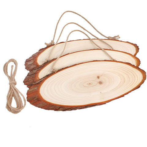 Set of 12-13 Inch Wood Slices for Wedding Centerpieces Large