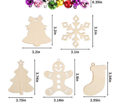 Buy Wholesale China Unfinished Wood Cutouts Kit Christmas Wood Ornaments  Wood Crafts For Crafts Xmas Decor & Christmas Wood Ornaments at USD 0.05