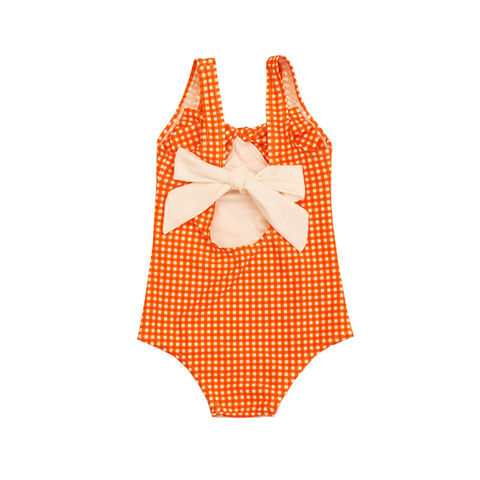 Buy Wholesale China One Piece Bow Check Baby Swimsuit Cute Bikini Triangle  Swimsuit Two Pieces & Girls Swimsuit at USD 4.28