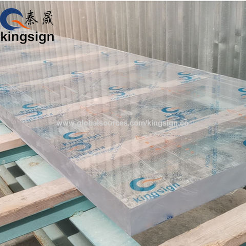 feuille acrylique transparente épaisse de 40-150mm pour des aquariums de  piscine