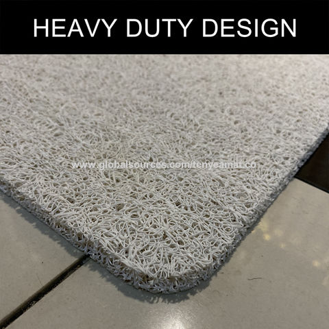 Non-Slip Shower Mat with Drain Bath Mat Quick Drying PVC Loofah for Tub  Shower Bathroom Phthalate Free