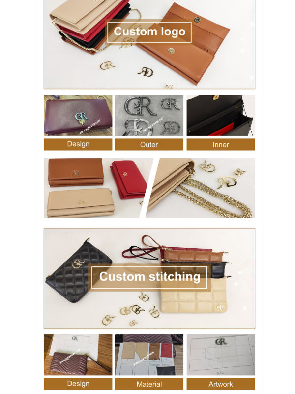 Al918 Ladies Custom Long Wallets Wholesale Girls Genuine Card