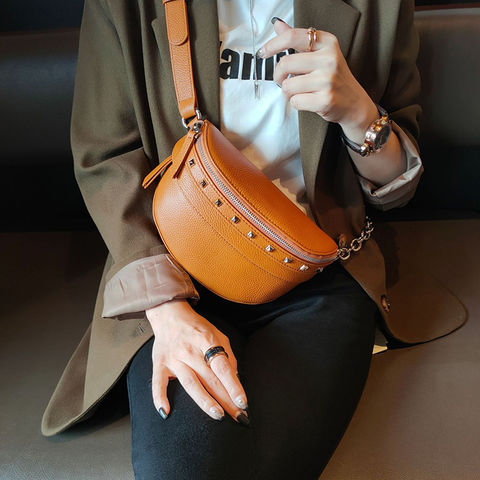 Buy Wholesale China Sh2070 Customize Logo Fanny Pack Waist Bags Crossbody  Leather Custom Designer Chest Bag Woman & Chest Bag at USD 5.99