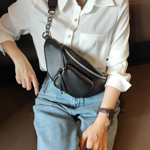 Buy Wholesale China Sh2070 Customize Logo Fanny Pack Waist Bags Crossbody  Leather Custom Designer Chest Bag Woman & Chest Bag at USD 5.99